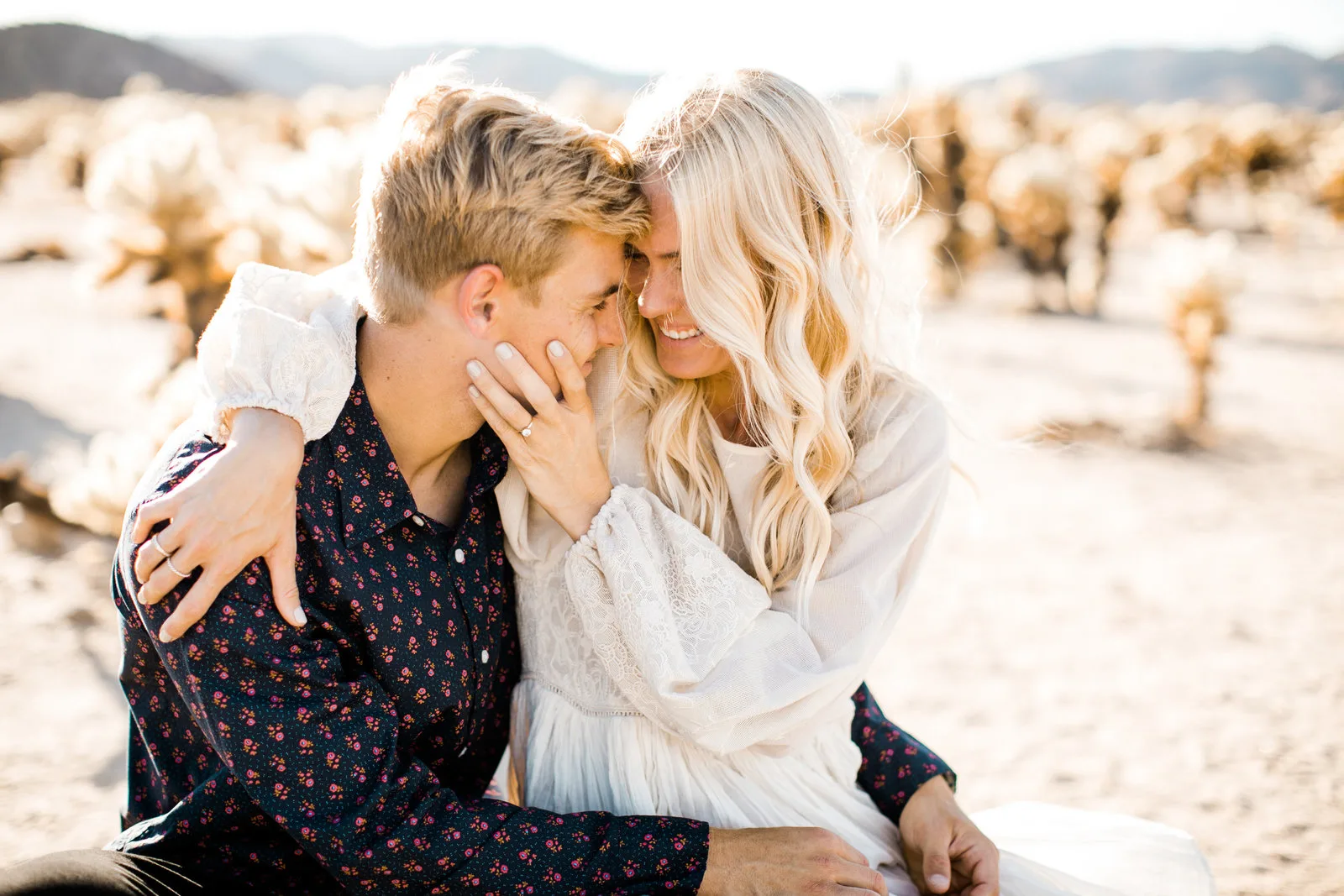 Couple in Joshua Tree